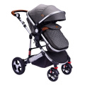 3 in1 alloy frame baby stroller with EN1888 / hot selling high view baby pram